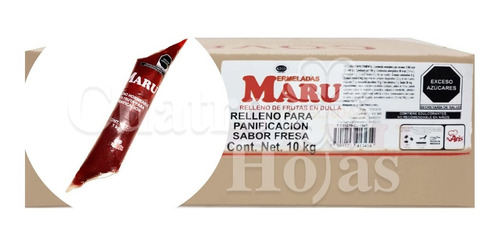 Mermelada Horneable Maru De Fresa Caja De 10 Kg.