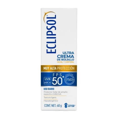 Protector Solar Eclipsol Fps 50 Crema Alta Protec.60g 60 Pz.
