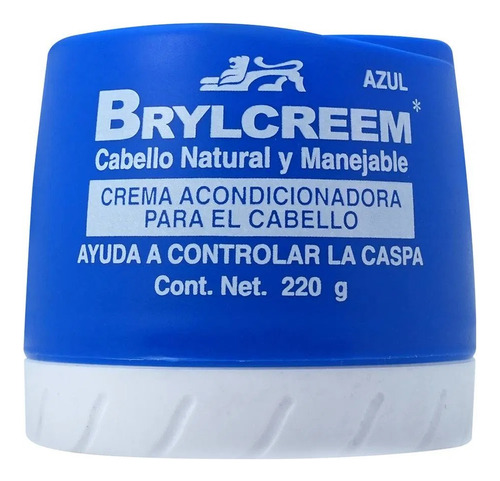 Crema Acondicionadora Brylcreem Azul 220g