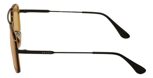 Prada Spr 57xs 03a-0b7 Aviator Square Yellow Black (Usado)