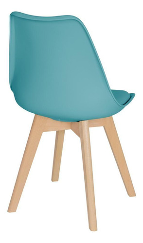 Cadeira de jantar Loft7 Leda, estrutura de cor  tiffany, 1 unidade