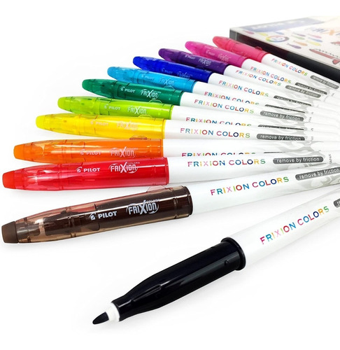 Marcadores Pilot Frixion X 12 Colores Surtidos