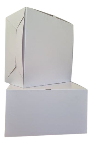 Caja Cofre Torta / Pastelería Maxi - Blanca X 100 U