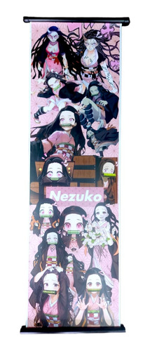 Nezuko Poster Colgante Pendón 100 X 30 Cm. 