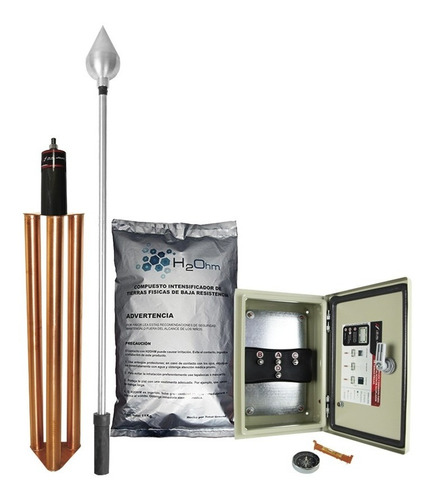 Kit De Pararrayo Con Punta En Acero Inoxidable Con Diámetro