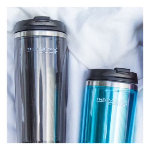 Thermos Vaso Térmico Vision Colores Acero Inox. 350 Ml Celeste