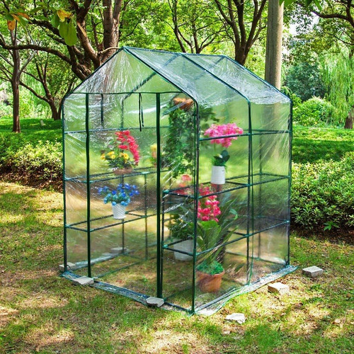 Mini Invernadero Plastico 143x143x195 Jardin
