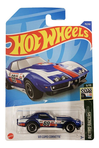 Hot Wheels - 79/250 - '69 Copo Corvette - 1/64 - Hcv10
