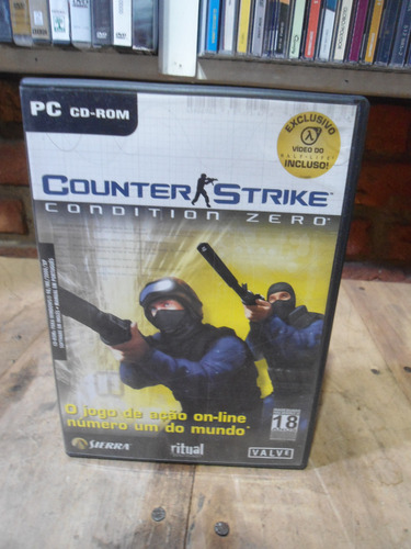 Jogo P Pc - Counter Strike - Condition Zero Duplo - Original (Usado)