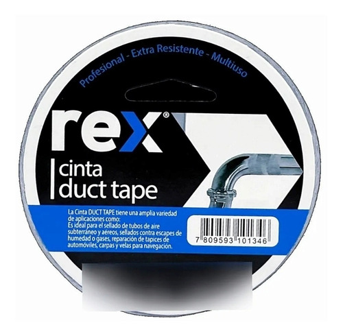 Cinta Adhesiva Extra Resistente Duct Tape Multiuso 48mm*25m