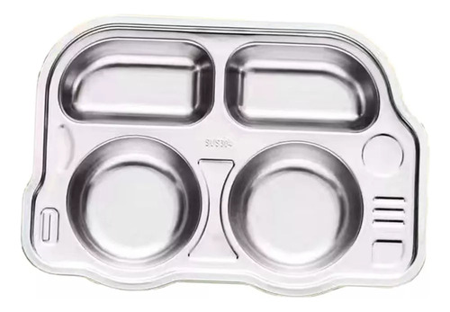 Plato De Comida De Dibujos Animados
