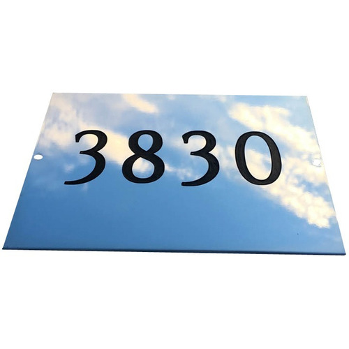 Imagen 8 de 10 de Placa Grabada Con Dirección, Número Frente De Casa 20x15cm.