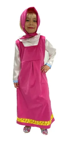Disfraz Vestido Ni a Cosplay Masha Y El Oso Cuotas sin inter s