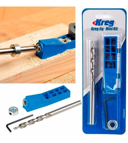 Kreg Mini Kreg Jig Pocket Hole Kit De Carpintería