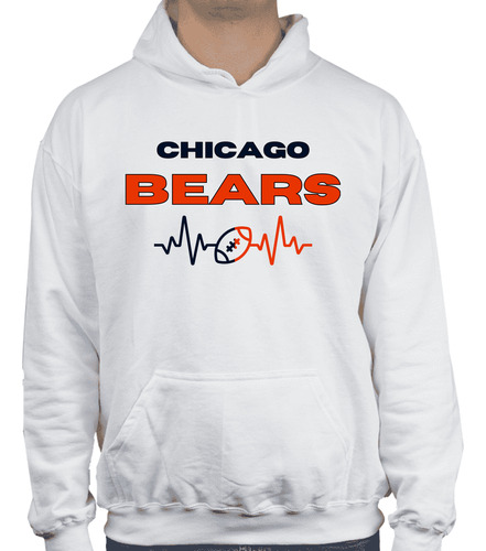 Sudadera Futbol Americano - Capucha - Chicago Bears
