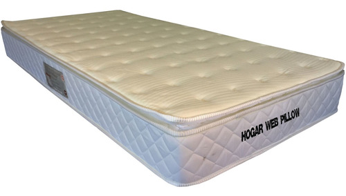 Colchon Espuma Alta Densidad Ortopedico Pillow Top Firme