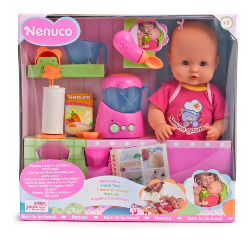 Imagen 1 de 6 de Muñeca Nenuco Comiditas 14057