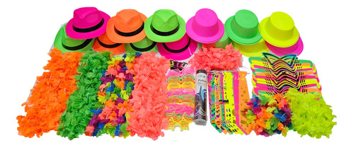 Pack Cotillon Fiesta Fluor Grande 203 Art.