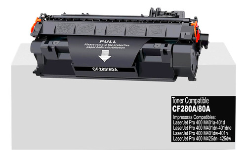 Toner Generico 80a Para Impresoras Pro 400 M401a/m401d/m401n