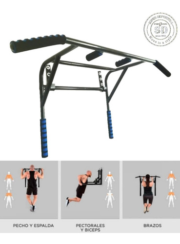 Barra De Dominadas Gym Multifuncional De Pared Envio Gratis!