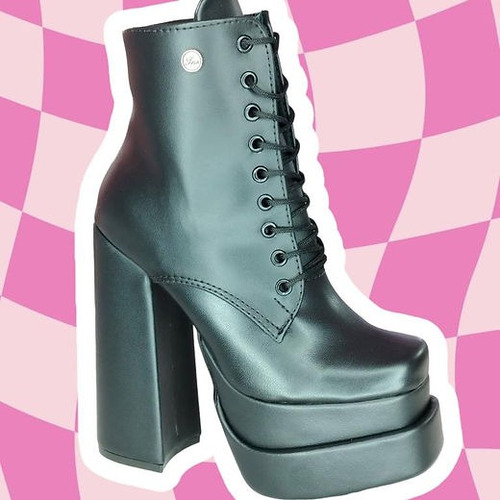 Botas Doble Plataforma, Tacón 14cm 