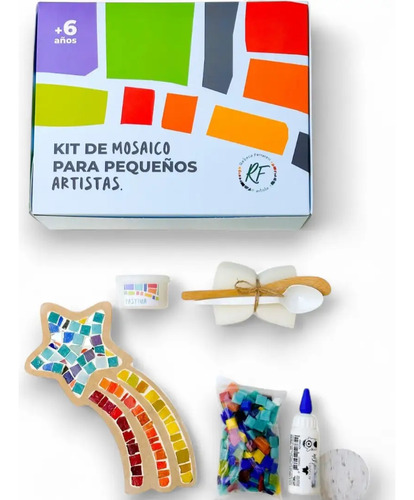 Kit Mosaiquismo Pequeños Artistas Mosaicos Estrella Fugaz