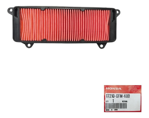 Filtro De Ar Lead 110 2010 Até 2015 Original Honda