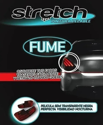 Stretch Pintura De Vinilo En Aerosol Faros Fume Lefer