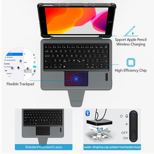 Smart Keyboard Case iPad 10.5 / 10.2 7ma 8va 9na Generación