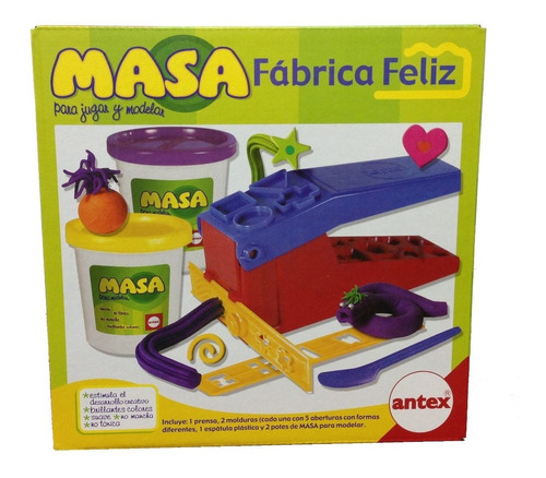 Antex Masa Para Jugar Y Moldear Fabrica Feliz Antex 60503