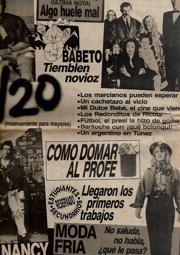 Revista 13/20 #20 89 Sid Y Nancy Locos Adms Tablada Maradona