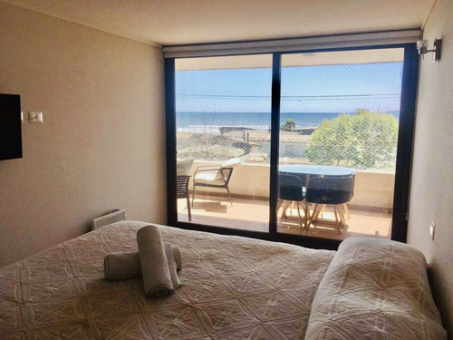 Departamento En Venta Amoblado De 1 Dorm. En Concón, La Boca