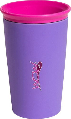 Vaso Wow Cup Antiderrames Color Morado Wow Cup Kids Morado