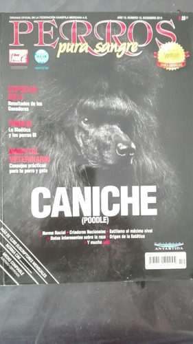 Revista Perros De Pura Sangre De La Fcm Caniche Poodle