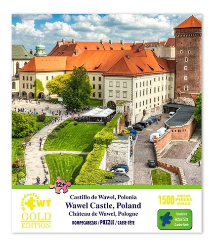 Rompecabezas Castillo De Wawel Polonia 1500 Pzs // 87x57 Cm 