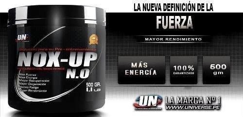 Nox Up Universe Nutrition - Oxido Nitrico 500grs