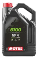 Comprar Aceite para motor  Motul semi-sintético 15W-50 para motos y cuatriciclos de 1 unidad x 4L