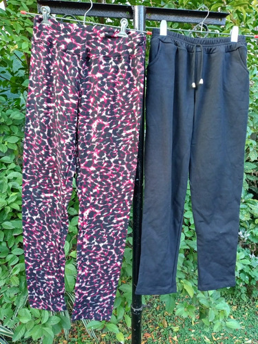 Pantalones De 2, Lote Algodón Talle 4 Frizado ( Cod 1 )