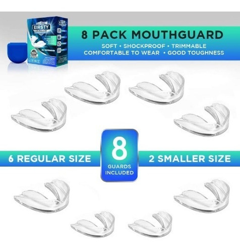 Imagen 2 de 7 de 8 Protectores Bucales Moldeables Para Bruxismo, Deportivo