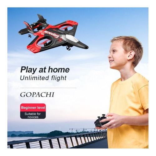 Drone Rc Stunt 2 Canales 2.4g Rc Fighter Jet 360° Stunt Flia