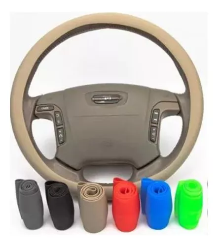 Funda de silicona Universal para volante de coche, cubierta de