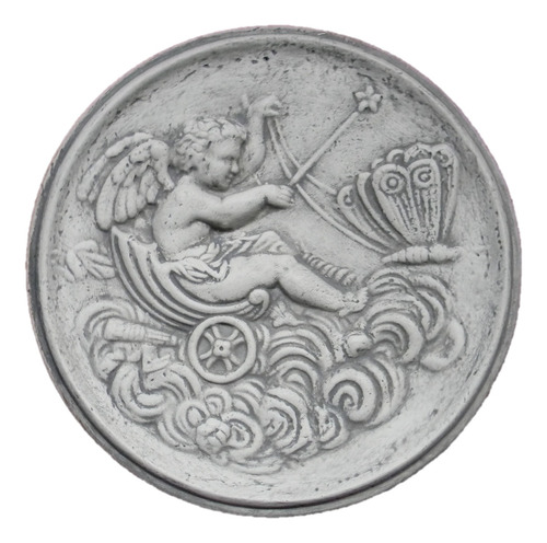 Bajo Relieve Cemento Cuadro Griego Cupido Eros Y Psique