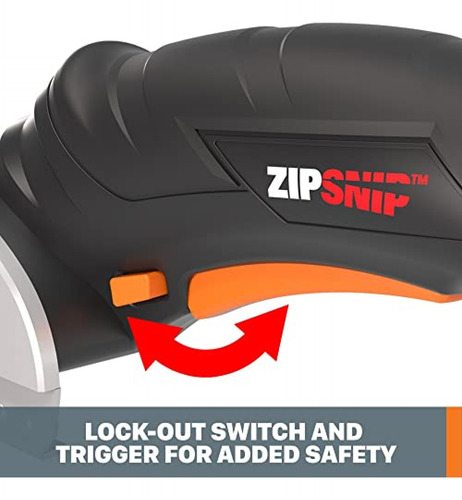 Tijeras Para Zurdos Worx Wx082l 4v Zipsnip Tijeras Eléctrica