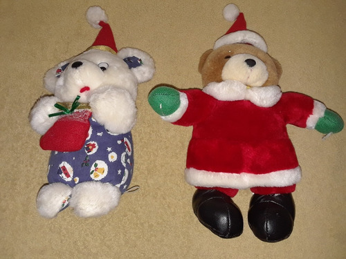 Dos Peluches De Navidad / (leer Descripción)