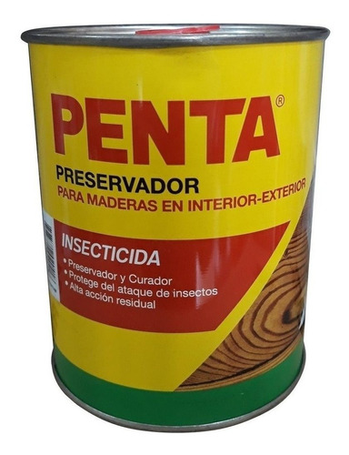 Curador Preservador Insecticida Madera Penta X4 Lts Maderwil