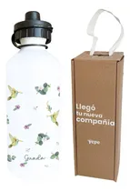 Comprar Botella Colibrí Personalizada Con Nombre + Caja De Regalo
