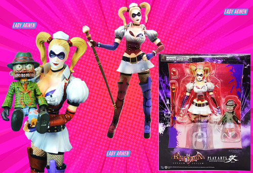 Dc Comics Play Arts Kai Arkham Asylum Harley Quinn 2012