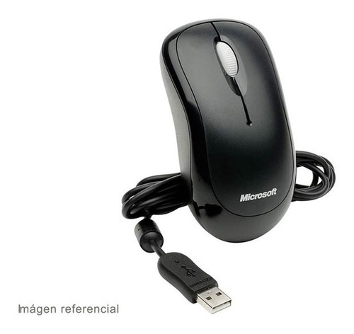 Imagen 6 de 6 de Kit de teclado y mouse Microsoft Wired Desktop 600 Español de color negro