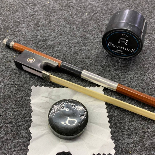 Kit Arco Violino 4/4 Tarttan + Breu Erudithus Estudante Cor Bordô