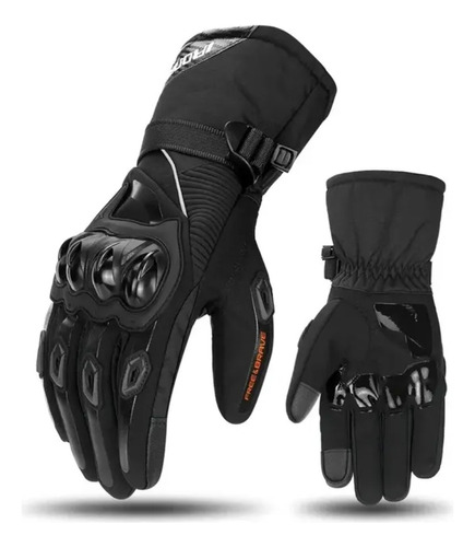 Guantes Moto Largos Invierno Impermeables 100% Dedo Touch